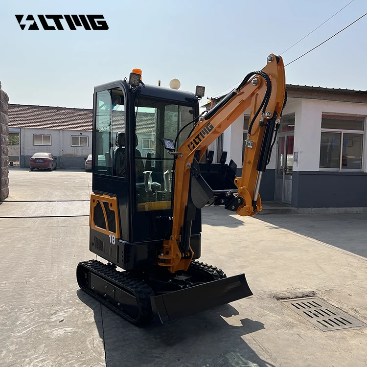 FAST SHIPPING LTE18 MADE IN CHINA 1.8 TON mini small bucket hydraulic crawler excavator low price with side shift