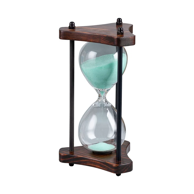 Decorative Vintage  Wood Frame 30 Minute Sand Timer Hourglass