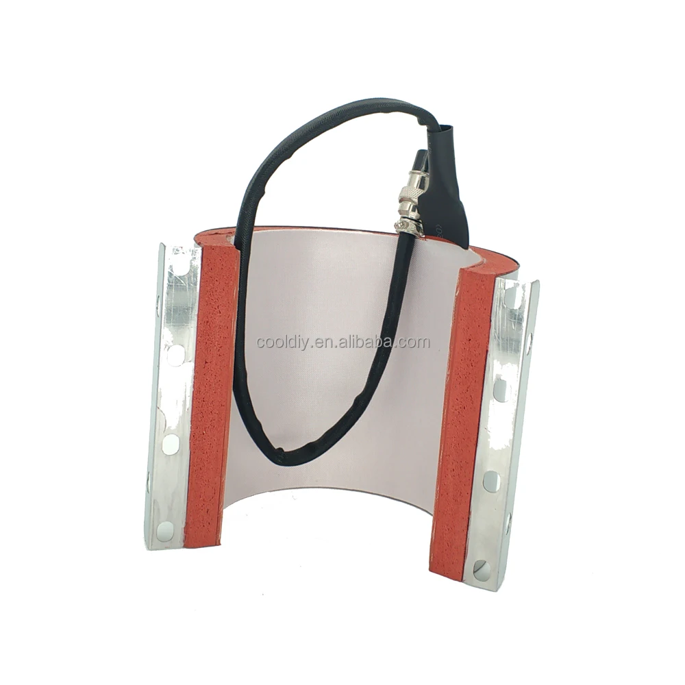 9 OZ Thermistor Mug Heater Pad With iron sheet Mug heated pad Mug Press Heating pad  Silicone Flexible Heater