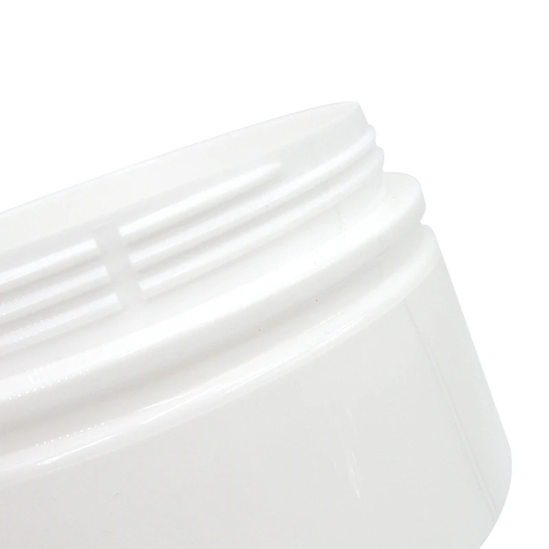 Wholesale 200g empty wide mouth bath salt packaging, plastic cosmetic cream jar color customization