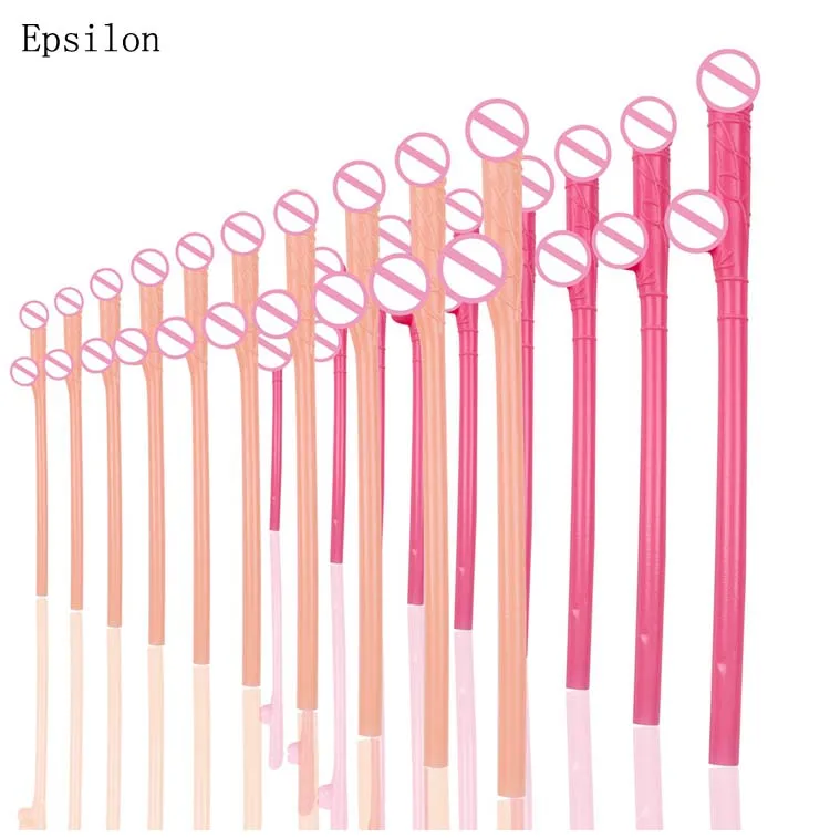 Epsilon Bachelorette Party Bridal To Be Supplies Funny Drinking Penis Straw Hen Party Confetti for Night Willy Bridal Shower Bride Decor