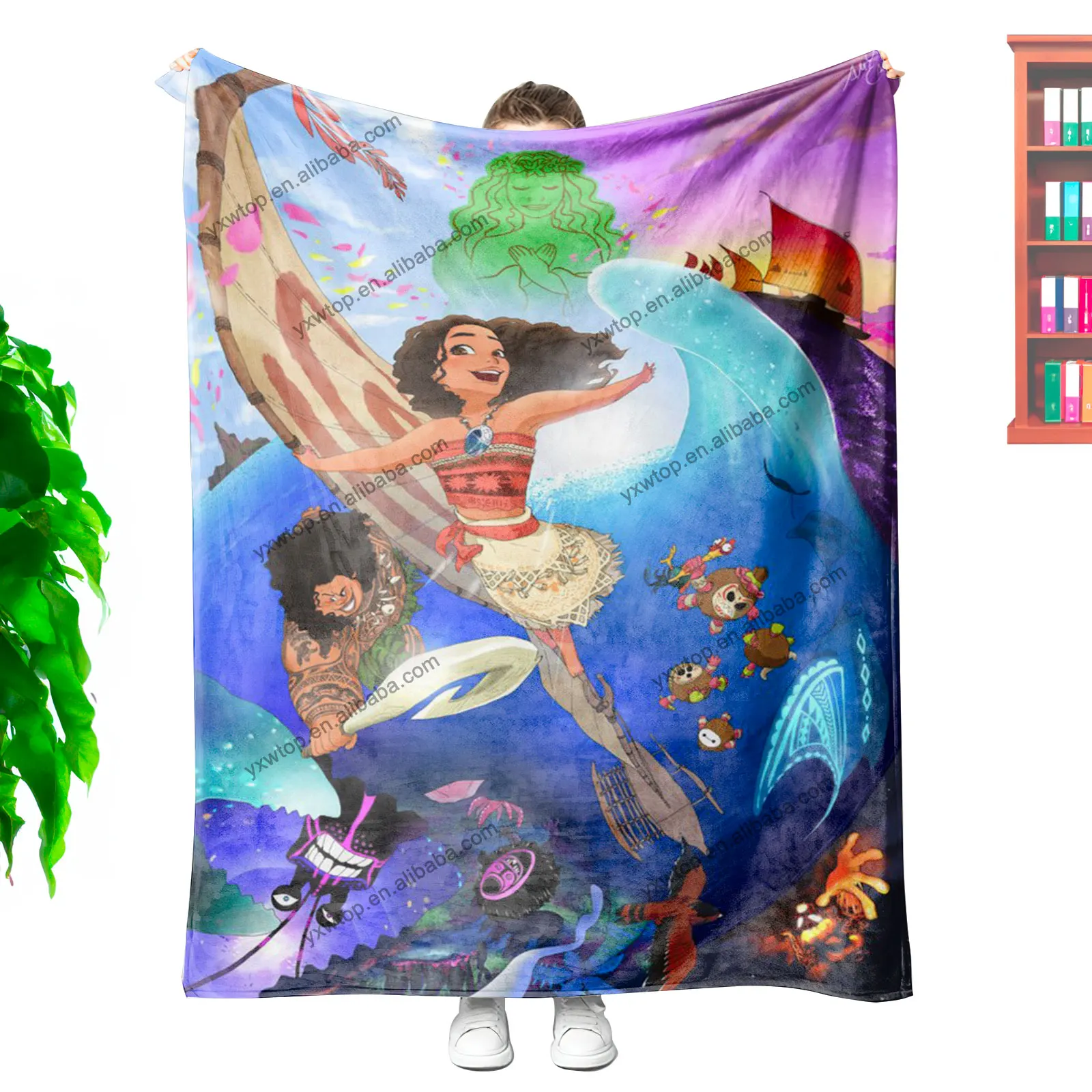 novelty gifts custom disneyed movie cartoon Princess pattern Fleece Blanket High Quality Soft Custom Throw Blanket