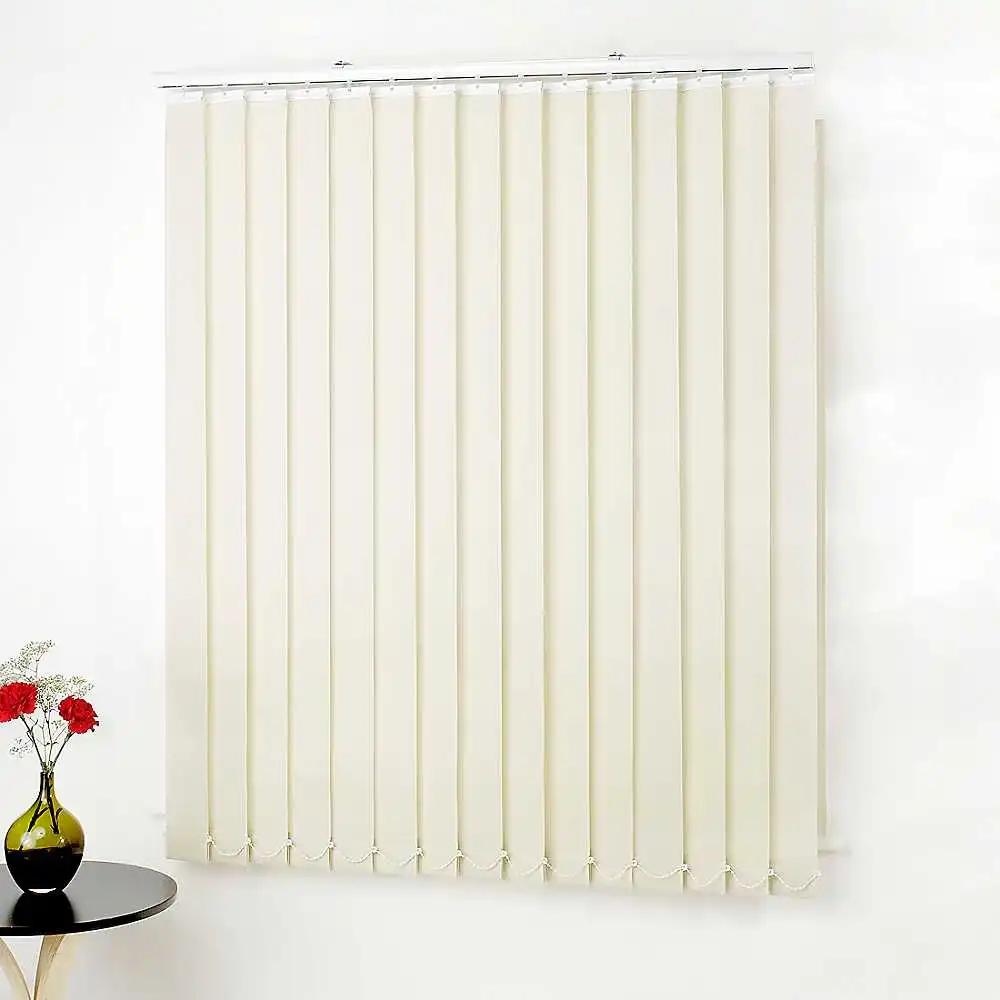 Factory Direct Blackout Motorized Motorized Motor PVC Sliding Door Windows Vertical Blinds Shade
