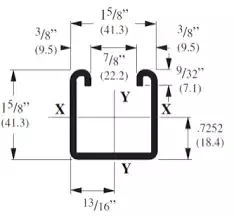 ASTM A36 оцинкованная холодноформованная секция из стали, структурный профиль с-образной формы, стальная распорка с прорезью, C U Z-образный профиль