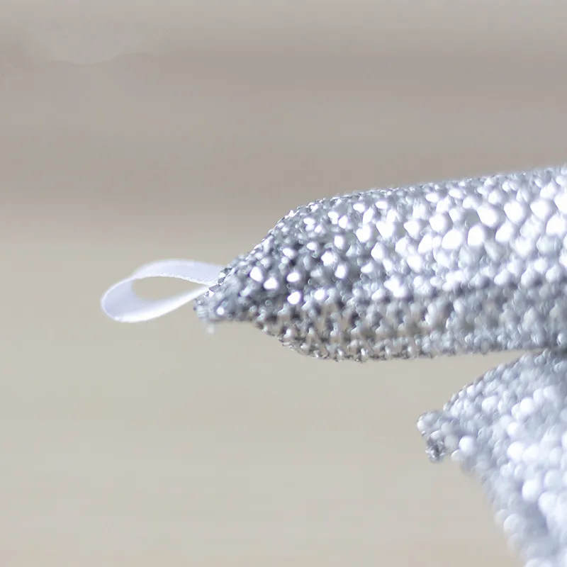 Custom Scrub Sponges Kitchen Dish Washing Dishes Non Scratch Heavy Duty Safe Durable Strong Cleaning Silver Scouring Pads