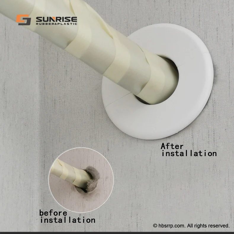 Plastic air conditioning pipe collar wall hole beauty cover beauty ring vent cover