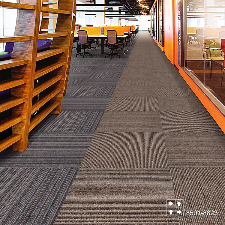 luxury office commercial carpet tile 50x50cm square carpet