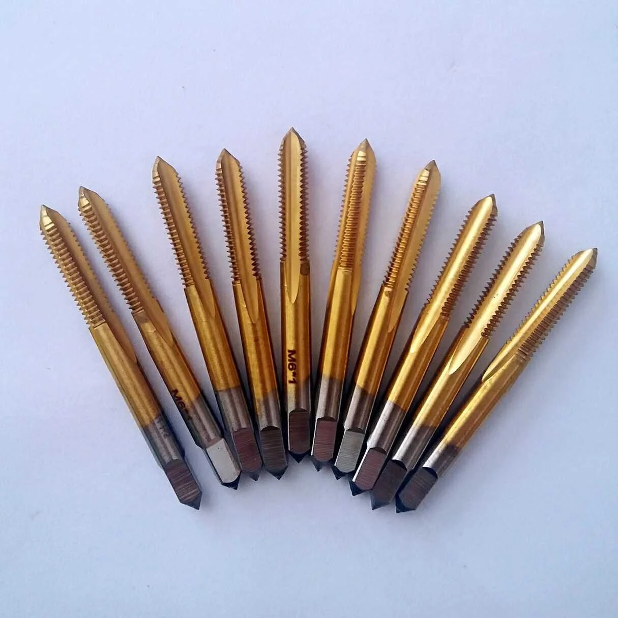 Stainless Steel With Cobalt Machine Taps High-Speed Steel Coated Machine Taps Titanium-Plated Machine Taps