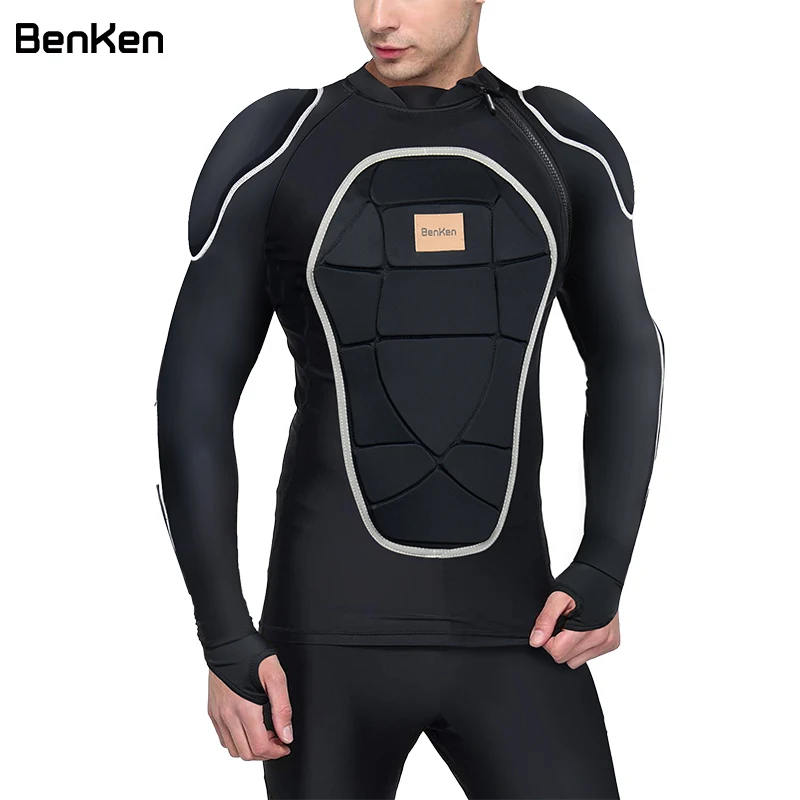 Benken Outdoor Safety Snow Boarding Protection EVA Pad Clothing Skiing Sports Tights Armor Men Ski Protective Gear