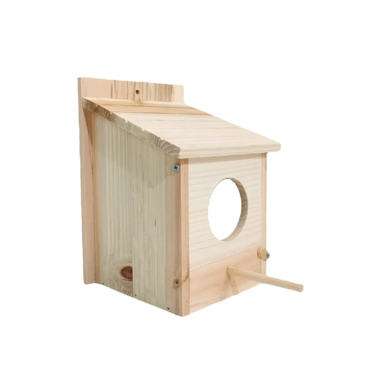 Bird Houses For Outside,Wooden Outdoor Bird Nest For Bird Families Bluebird Finch Cardinals,Tree Hanging Birdhouse for Garden