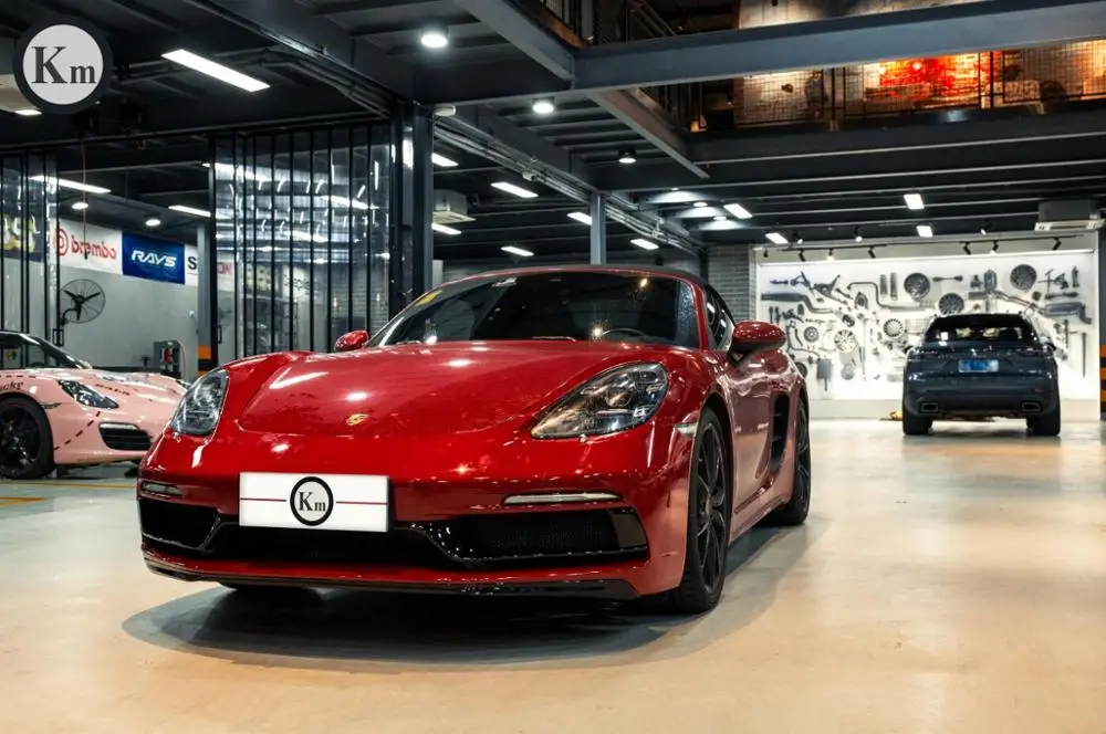 KM for Porsche 718 cayman & boxster upgrade GTS sport design bodykit bumper front bumper rear diffuser facelift