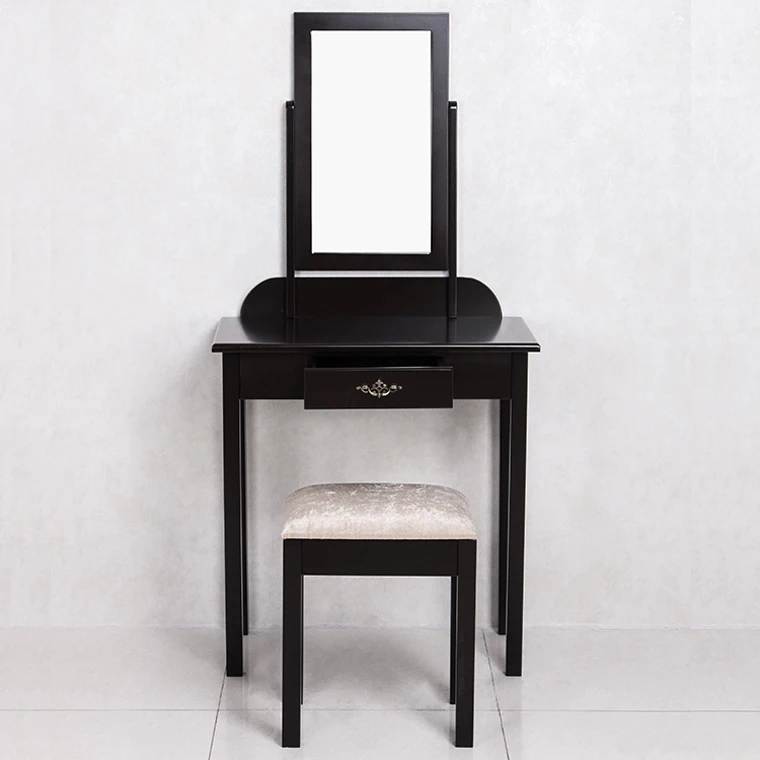 durable wooden dressing table black used bedroom dresser furniture for sale