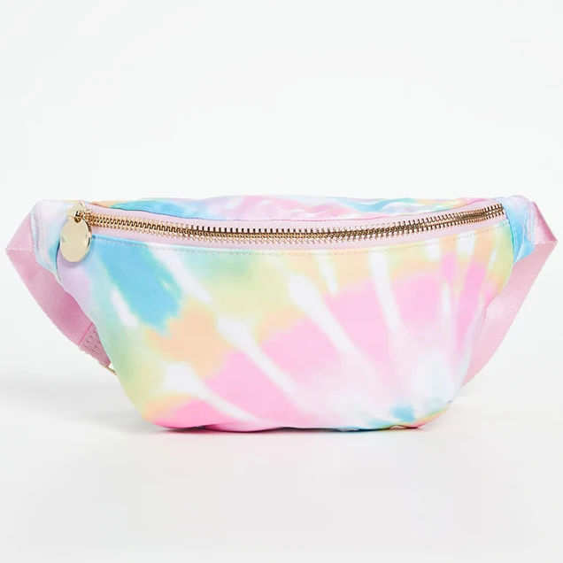 Personalized Crossbody Fanny Pack Customizable Nylon Tie Dye Fanny Pack For Women