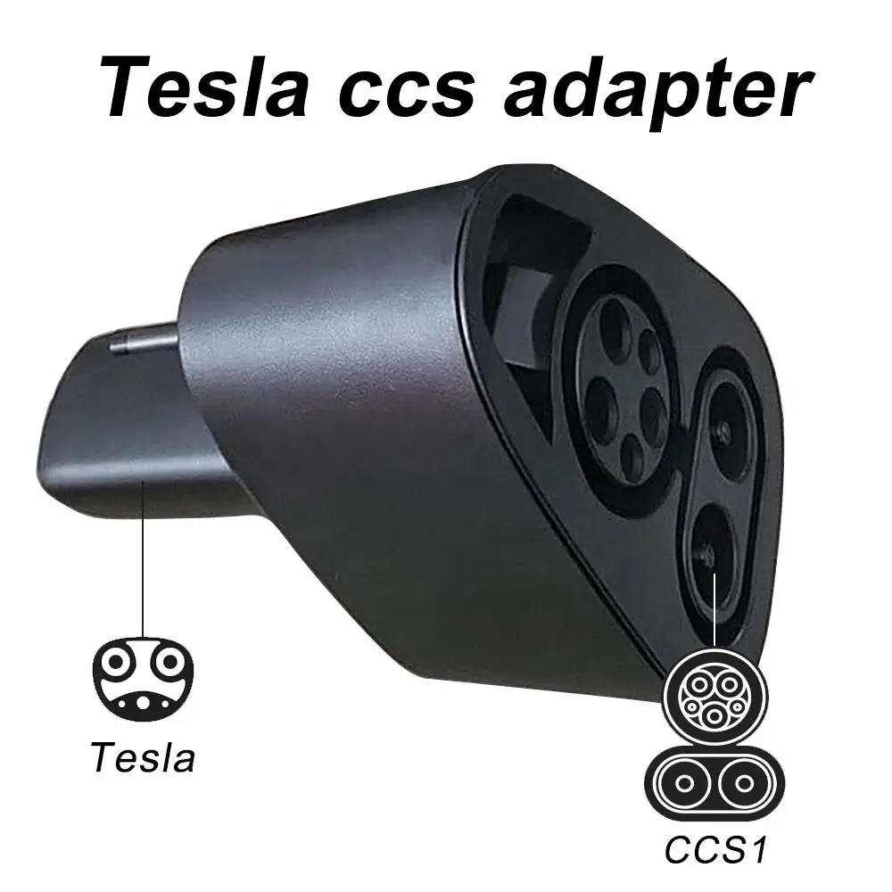 Factory high Quality 500V/250KW Tesla  Dc Fast Chargers Converter CCS 1 Combo 1 for Tesla Model 3/Y/X/S Charging Adapter