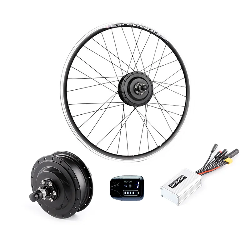 36V 48V 350w brushless electric bicycle kit hub motor electric bike kit conversion ebike kit