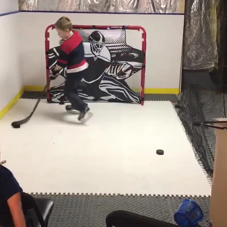 Sanhong Bespoke Panels Hdpe Synthetic Ice Hockey Rink Flooring Tile Uhmwpe Ice Sheets For Ice Skating For Hockey