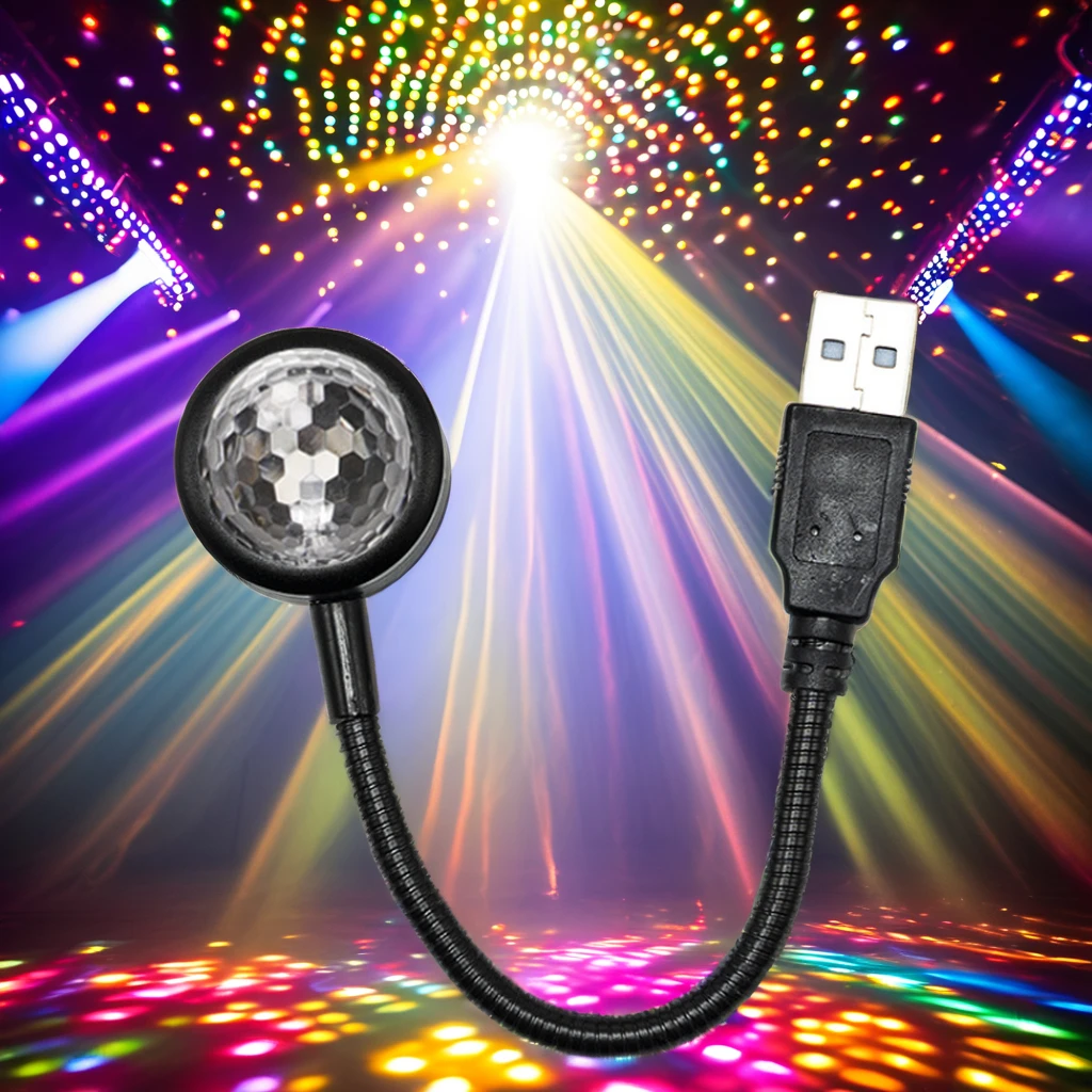 Indoor and Car Ambient Light DJ Magic Ball for Party Lighting