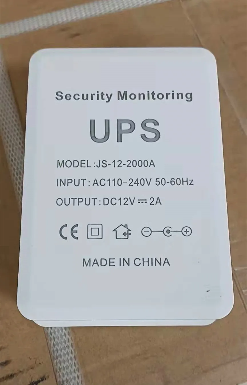 Rainproof Mini Dc Ups 12V2A Battery Backup Portable Wifi Router CCTV Power Monitoring Power Supply with Lithium Battery adapter