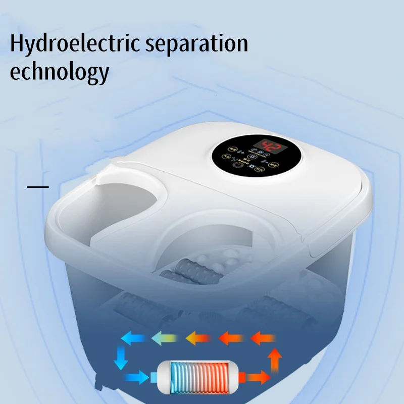 JOY Hot selling heated foot bath tub for home use, portable constant temperature massage foot bath tub