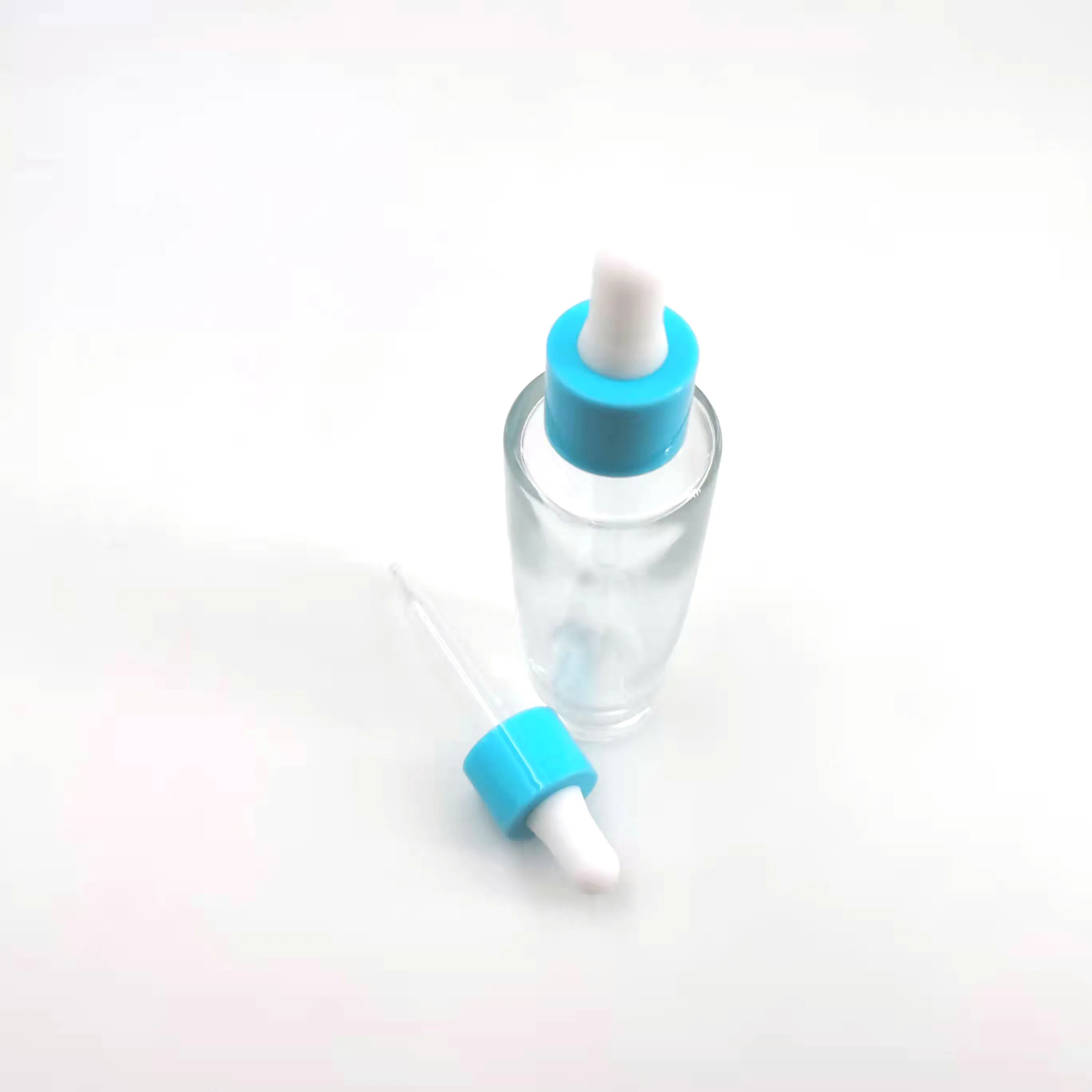 Custom 22/400 24/400 24/410 Pipette Clear Plastic Oil Dropper Easy To Use