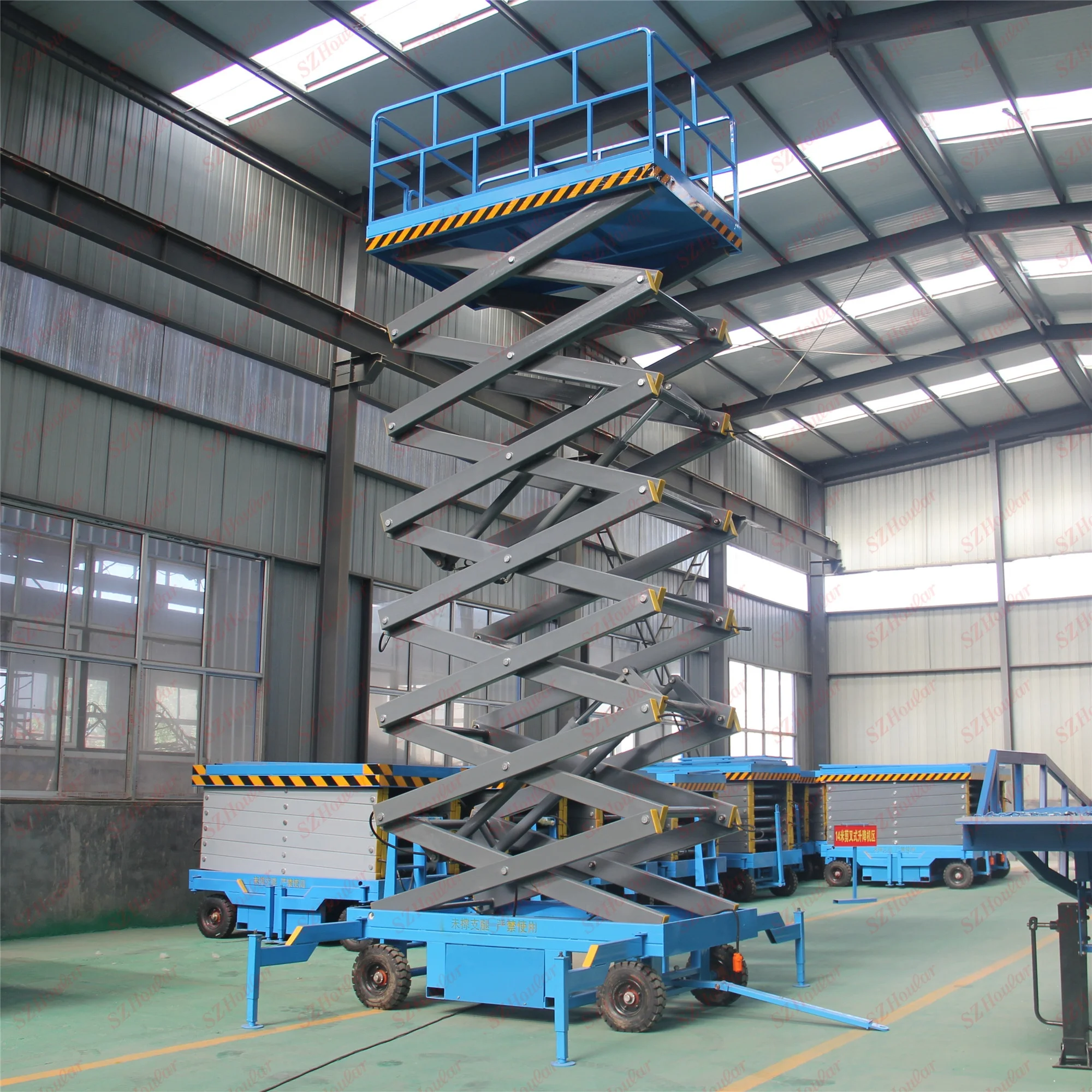 lift up table scissor work platform mechanism hydraulic table lift mechanism 500KG scissor table lift 10m