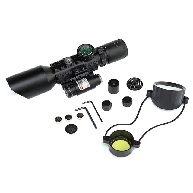 SPIKE 3-10X42E(M9) Red /green Illumination Optics Scope with Red Laser