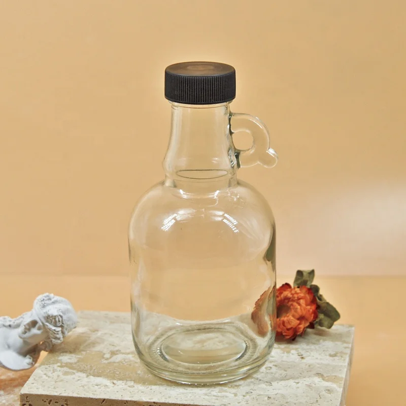 250ml homebrew wine glass bottle with handle