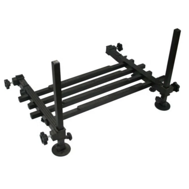 aluminum fishing tool Seat Box with 3pcs drawers with footplate  for carp fishing  tool storages