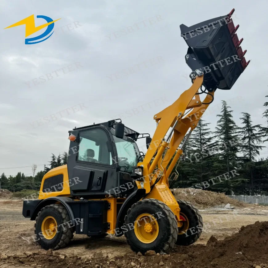 YESBETTER ZL18 1800 кг Прямая продажа с фабрики 1 8 тонна небольшой дешевый колесный погрузчик емкостью 0 м3