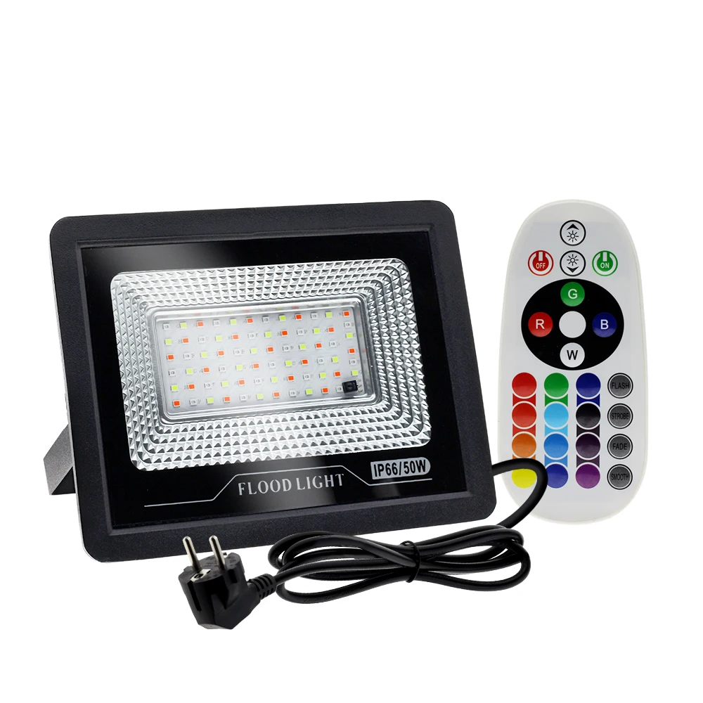 Flood Light With Sensor 50W 100Lmw Ip65 Slim 100Watt Led Floodlights Powered Street Lights Outdoor Lamp 200 Watt Cct