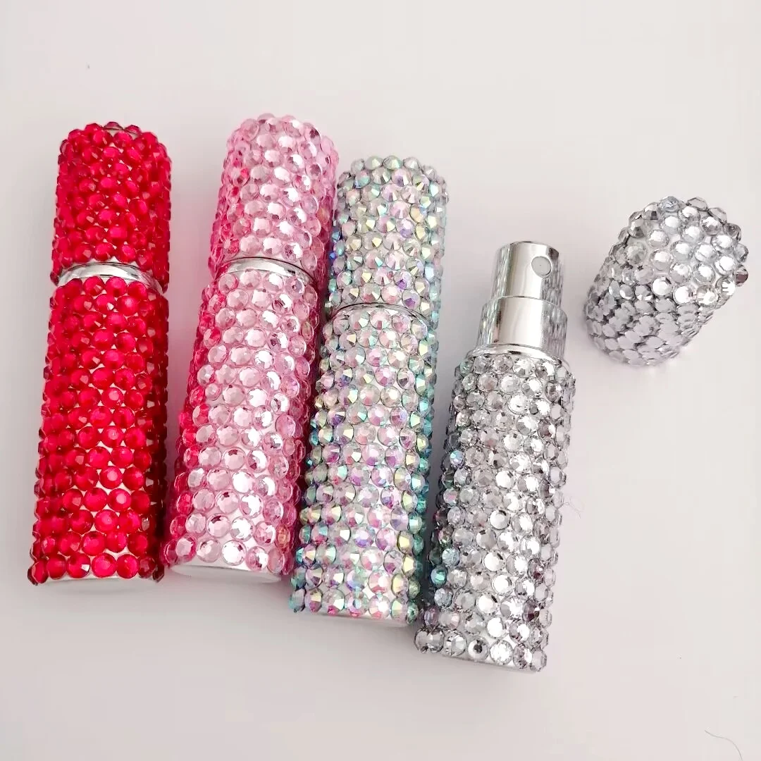 Hot Sale Bottom Filling 5ml aluminum travel perfume atomizer spray bottle Luxury perfume bottle