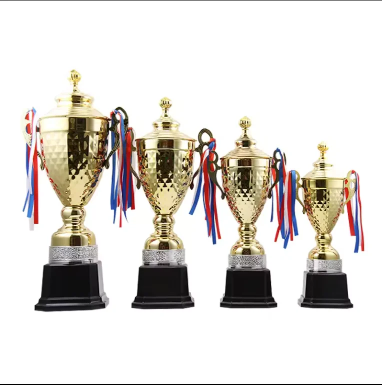 2024 China Manufacturer In Stock Custom Competitive Price metal Soccer Trophy Basketball Trophies 53cm For Sale