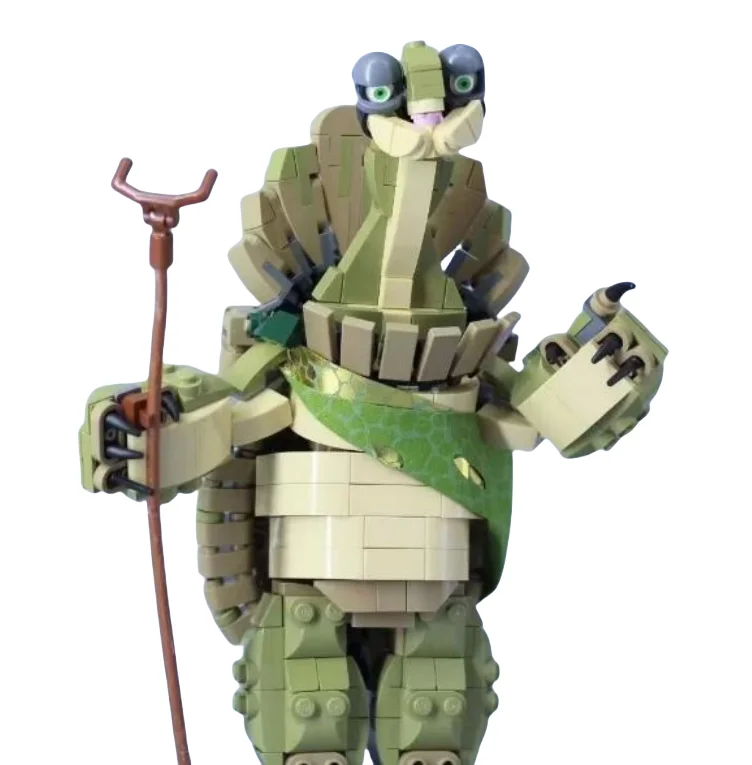 Jizai Custom Anime Figures Custom Brick Figures Turtle  Animal Figures Model Statue  Anime moc 3D Construction