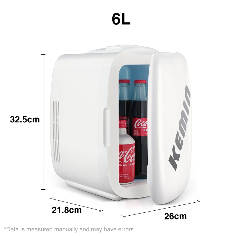 8 can portable dualuse minecarft car mini fridge 6l burau 110v 12v portable refrigerator