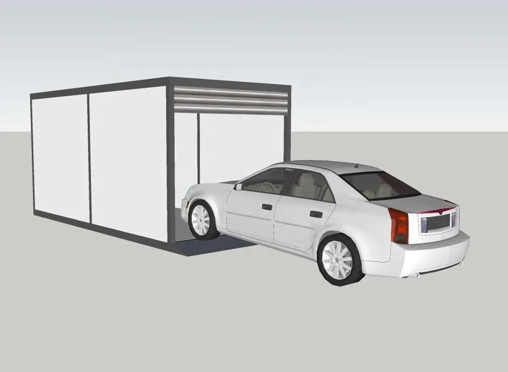 Cheap portable shipping container house prefab garage for car