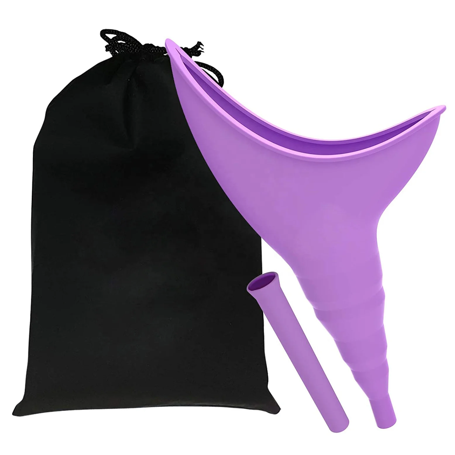 New Arrival Female Urinal Silicone Pee Funnel for Women to Pee Standing Up