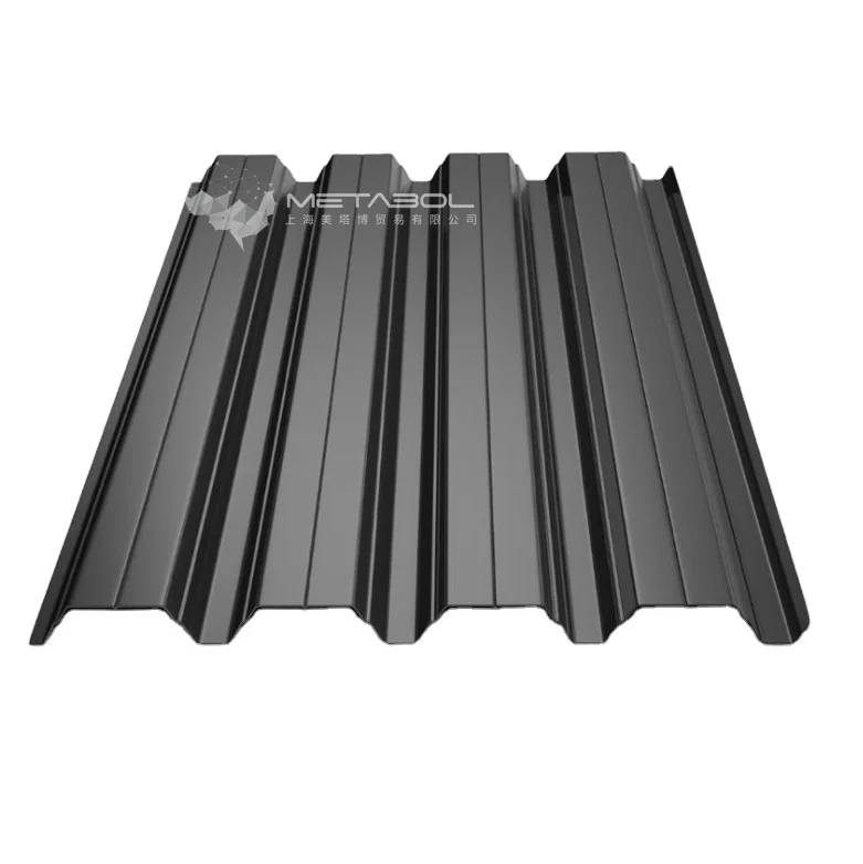 TRAPEZOIDAL Galvanized Steel - Roof - Trapezoidal Tile - GI Roofing Sheet JIS G 3302-SGC400  factory directly sale