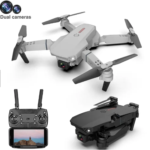 Low Moq 4k Camera Quadcopter Folding Mini Rc Selfie Sale Mini E88 Drone