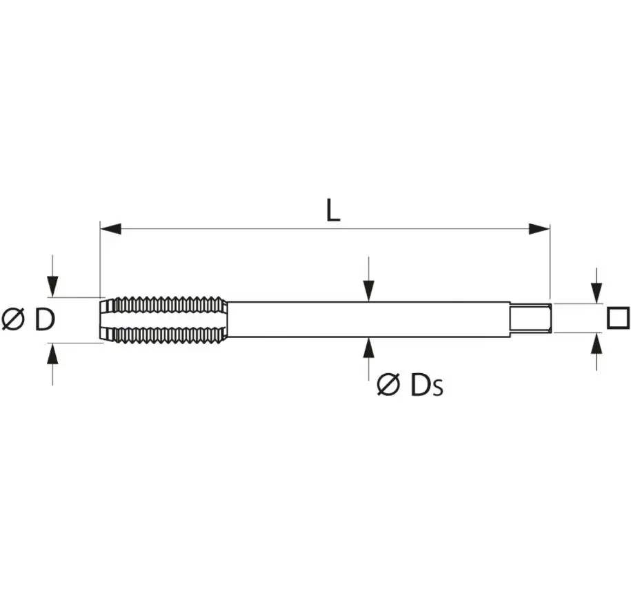 Wholesale price Flute Smoothly machine tap without oil grooves HSS-E-PM 6HX M4