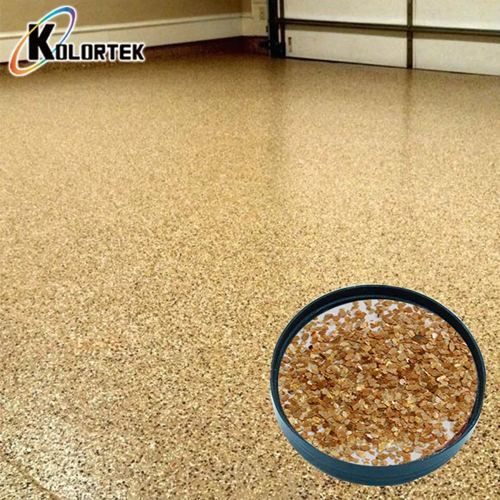 Kolortek resin epoxy floor color chips garage epoxy floor chip flakes