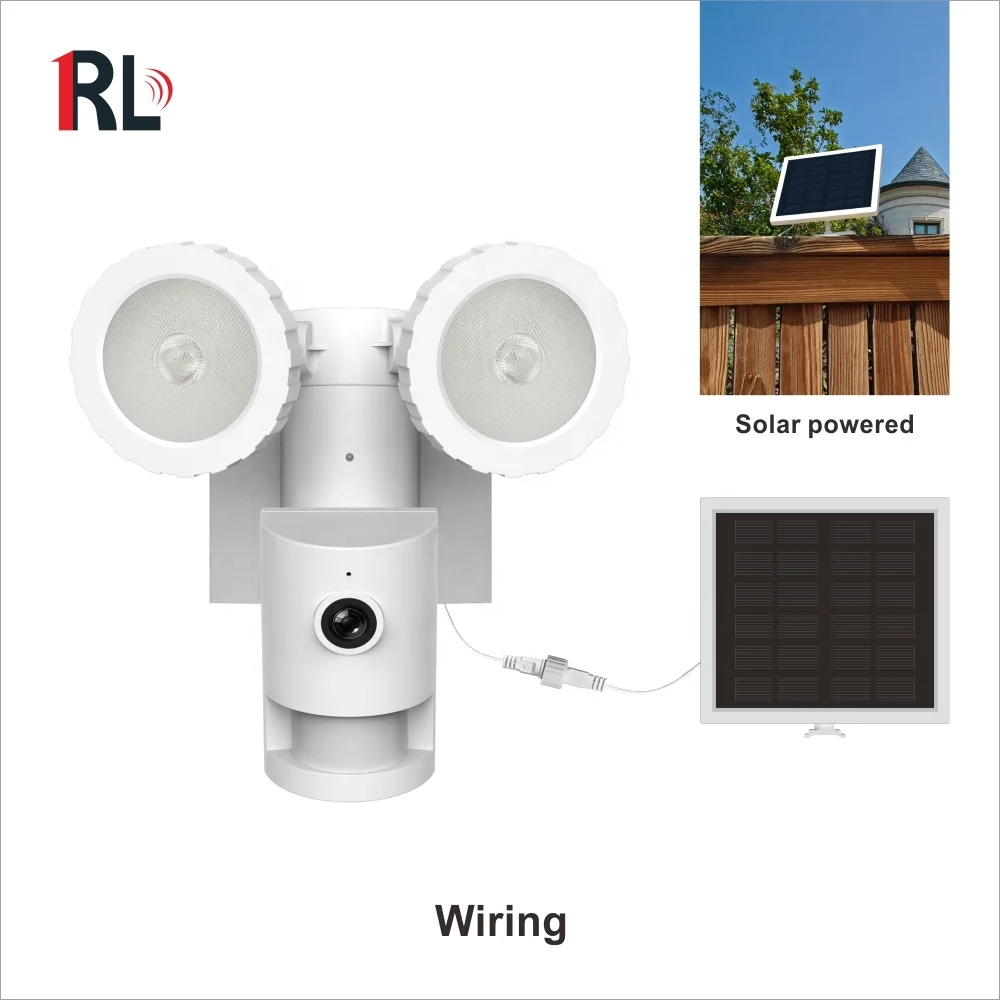 High quality 1080P Tuya Network Video Recoding Surveillance Outdoor Security Wireless Wifi Solar Powered IP Camera Smart System