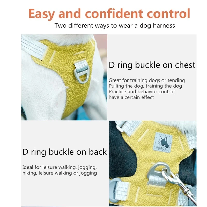 Lamb  Best Seller Adjustable High End Durable Safty Pet Vest Adjustable Reflective Soft Dog Harness