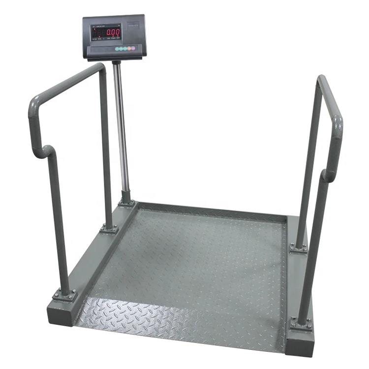 500 kg Electric Wheelchair Scales Wheel Chair Weighing Floor Scale Used In Hospital