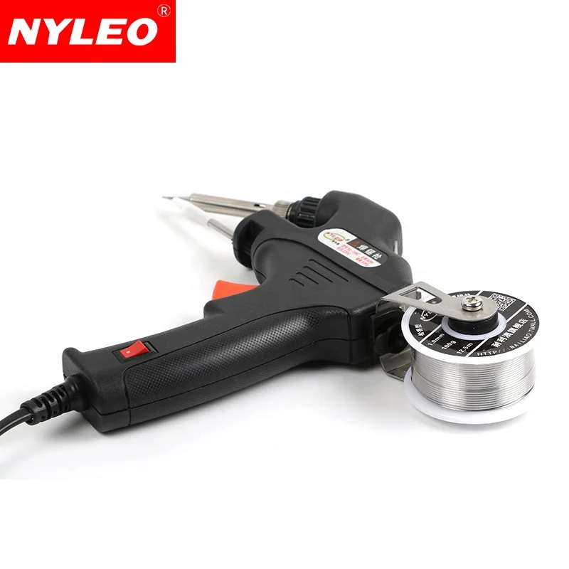 NYLEO Welding Soldering gun 220V 60W 50Hz/60HZ Automatically Send Tin Electric Soldering Iron