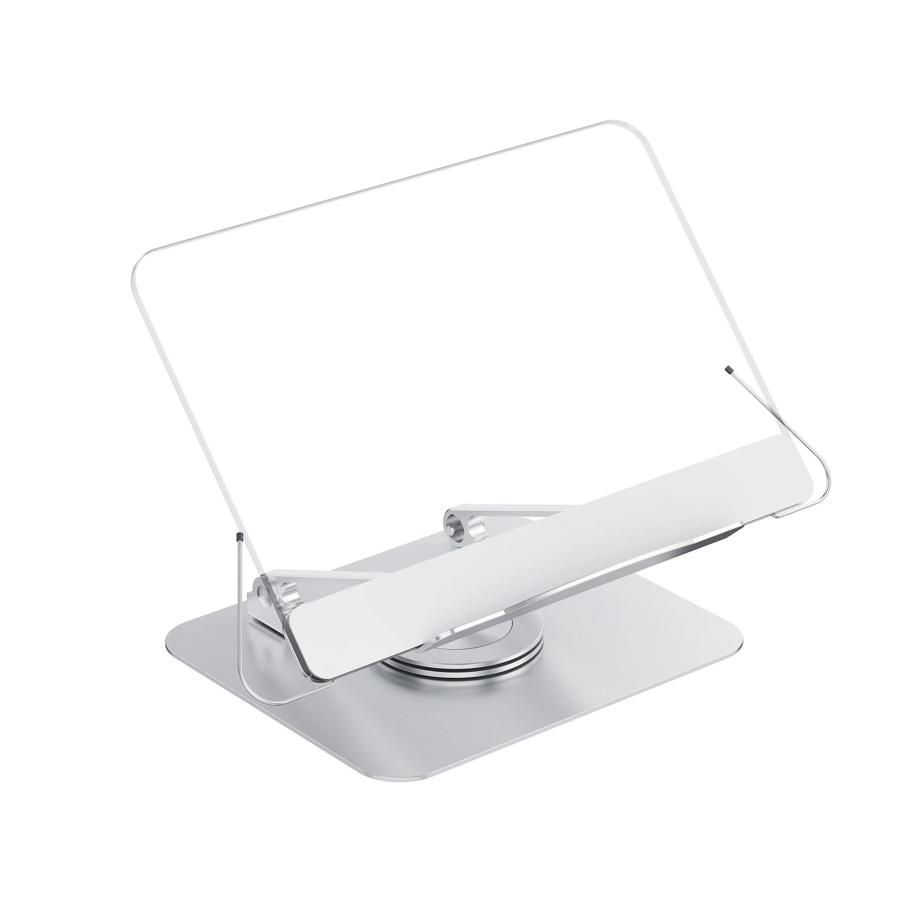 Acrylic Book Reading Stand 360 Rotation book display stand Free Regulation Book Stand Holder Transparent bookends