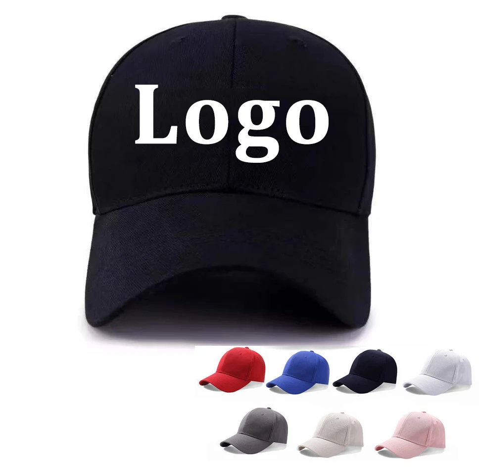 Wholesale 6 Panel Structured Sports Baseball Caps With Custom Logo 3D Embroidered