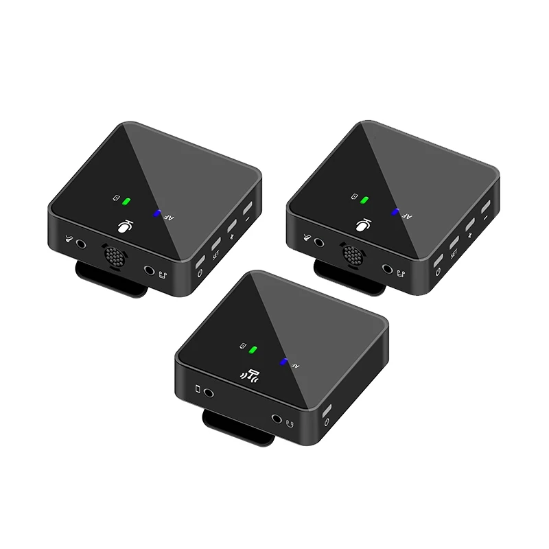 Беспроводной петличный микрофон 2,4G, микрофон для цифровой зеркальной камеры, записи видео, с клипсой, мини-микрофон для смартфонов, Youtube, прямых трансляций, Vlog