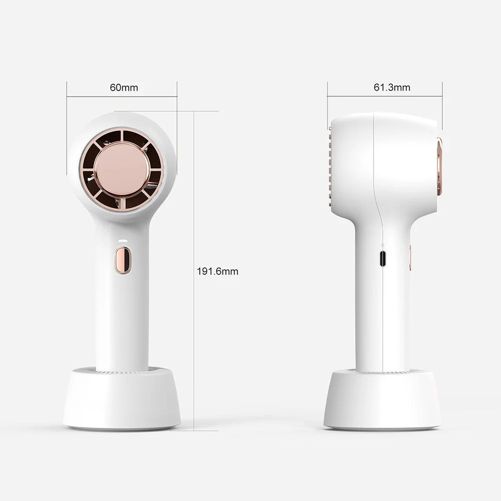 2023 Portable Mini Rechargeable Ice Compress Handheld Fans