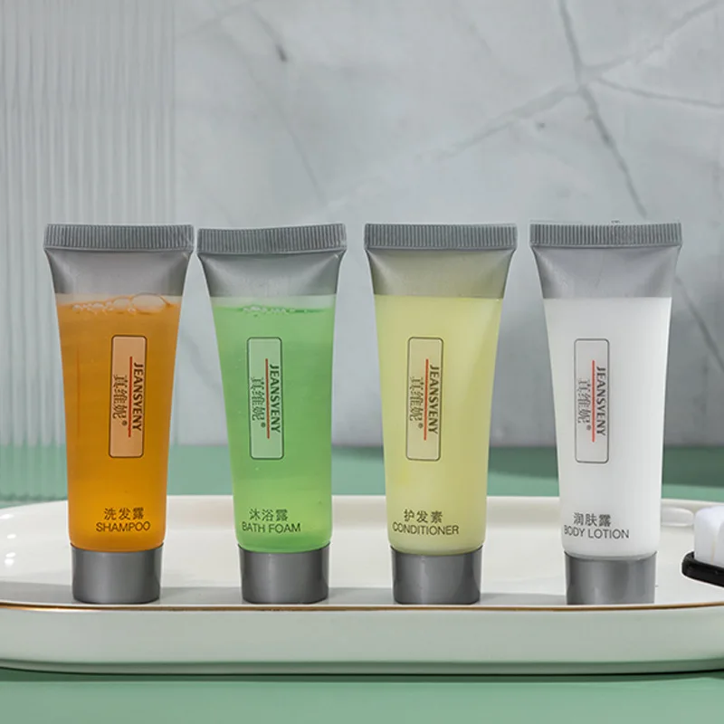 Hotel disposable toiletries amenities hotel amenity kit hotel supplies shampoo shower gel body lotion conditioner