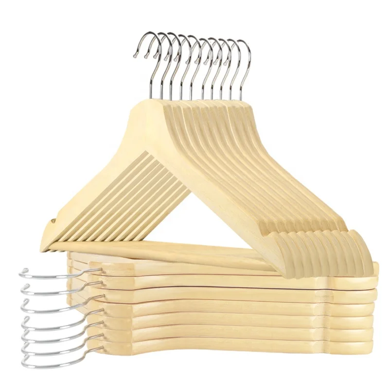 2025 Hot Sale Factory Hangers for Man & Woman   Hangers for Store On-Time Delivery ODM & OEM Heavy-Duty Wooden Hangers